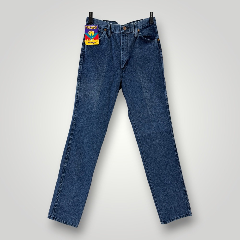 Wrangler Firewash 936NTF Cowboy Cut Slim Fit Jeans 31x34 Indigo Blue NWT